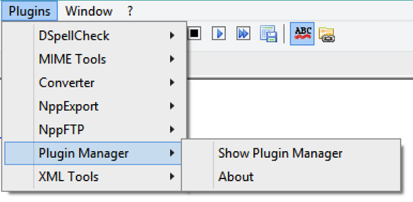 Notepad++ PluginsManager