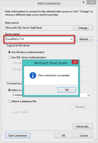 VSLocalDbConnection
